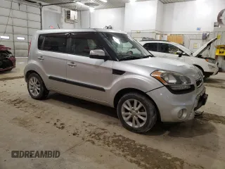 2012 Kia Soul + with VIN KNDJT2A63C7363611, listed as a Copart auction lot 45907555 with 129,036 mi miles and Salvage Title. Bid and sale history available at carsss.com. Image 4.