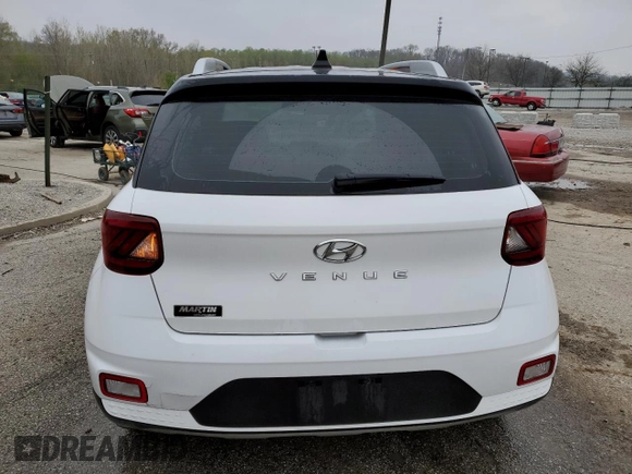 2022 Hyundai Venue Limited with VIN KMHRC8A3XNU184803, listed as a Copart auction lot 52753325 with 76,137 mi miles and Salvage Title. Bid and sale history available at DreamBid. Image 6.