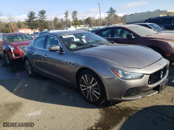 2016 Maserati Ghibli S Q4 with VIN ZAM57RTA4G1183221, listed as a Copart auction lot 36011013 with 51,705 mi miles. Bid and sale history available at carsss.com. Image 4.