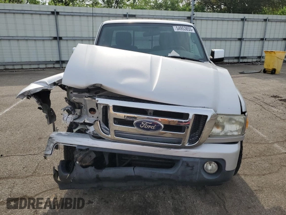 2010 Ford Ranger XLT with VIN 1FTKR4EE6APA01141, listed as a Copart auction lot 54953855 with 130,607 mi miles and Salvage title. Bid and sale history available at DreamBid. Image 5.