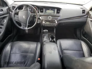 2014 Kia Cadenza Premium with VIN KNALN4D77E5138607, listed as a Copart auction lot 84389434 with 124,985 mi miles and Salvage Title. Bid and sale history available at carsss.com. Image 8.