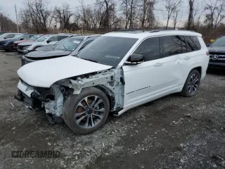 2022 Jeep Grand Cherokee Overland с VIN 1C4RJJDG7N8548443, выставлен на аукционе Copart как лот 84239294 с пробегом 19 092 миль миль и На запчасти • Non repairable. История ставок и продаж доступна на DreamBid. Изображение 1.