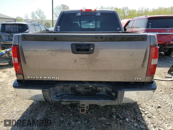 2007 Chevrolet Silverado 1500 LTZ with VIN 2GCEK13M171521361, listed as a Copart auction lot 52987245 with 220,392 mi miles and Salvage Title. Bid and sale history available at carsss.com. Image 6.