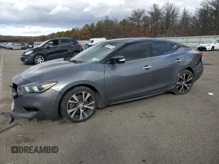 2018 Nissan Maxima SV with VIN 1N4AA6AP1JC379984, listed as a Copart auction lot 43532755 with 115,387 mi miles and Salvage Title. Bid and sale history available at carsss.com. Image 1.