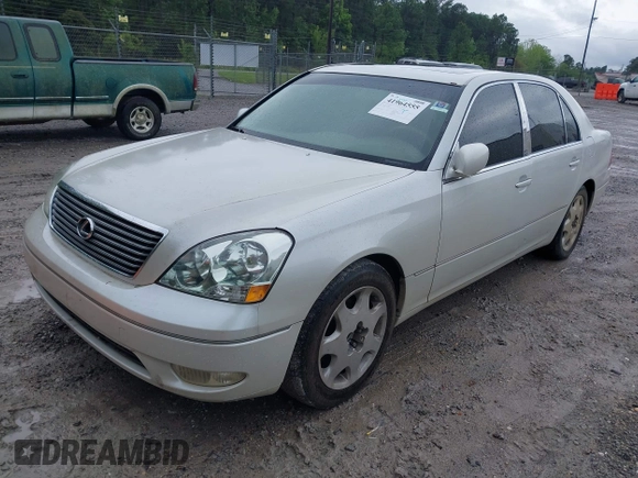2003 Lexus LS 430 with VIN JTHBN30F530103966, listed as a IAAI auction lot 41964555 with 274,385 mi miles and . Bid and sale history available at DreamBid. Image 2.