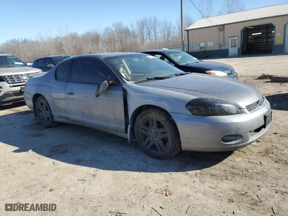 2006 Chevrolet Monte Carlo LTZ with VIN 2G1WN161269215999, listed as a Copart auction lot 46342905 with 137,626 mi miles and Salvage Title. Bid and sale history available at carsss.com. Image 4.