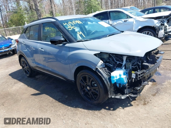 2021 Nissan Kicks SR with VIN 3N1CP5DV2ML515007, listed as a IAAI auction lot 41910801 with 53,649 mi miles and . Bid and sale history available at DreamBid. Image 1.