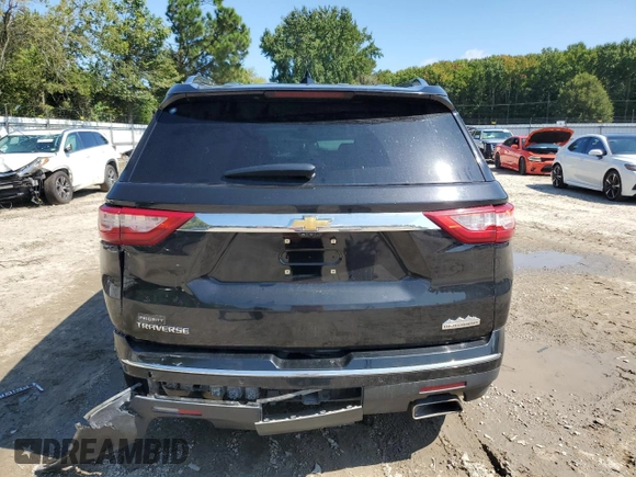 2020 Chevrolet Traverse High Country with VIN 1GNERNKW3LJ137370, listed as a Copart auction lot 71397374 with 95,531 mi miles and Salvage title. Bid and sale history available at DreamBid. Image 6.