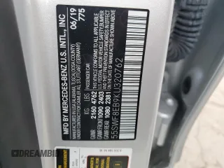 2019 Mercedes-Benz C 300 with VIN 55SWF8EB9KU320762, listed as a Copart auction lot 53049015 with Not Provided miles and Salvage Title. Bid and sale history available at carsss.com. Image 12.