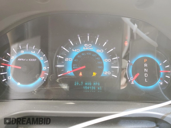 2011 Ford Fusion SE with VIN 3FAHP0HA8BR271747, listed as a Copart auction lot 49975735 with 154,136 mi miles and Salvage Title. Bid and sale history available at DreamBid. Image 9.
