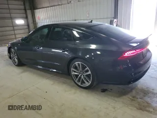 2021 Audi A7 Premium Plus with VIN WAUU2AF21MN055508, listed as a Copart auction lot 56713805 with 60,480 mi miles and Salvage title. Bid and sale history available at DreamBid. Image 2.