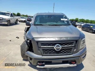 2023 Nissan Titan SV with VIN 1N6AA1ED1PN104669, listed as a Copart auction lot 57954215 with 40,955 mi miles and Salvage title. Bid and sale history available at DreamBid. Image 5.