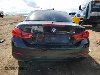 2018 BMW 4 Series 430i with VIN WBA4Z1C57JEC60579, listed as a Copart auction lot 55605845 with 73,305 mi miles and Salvage title. Bid and sale history available at DreamBid. Image 6.