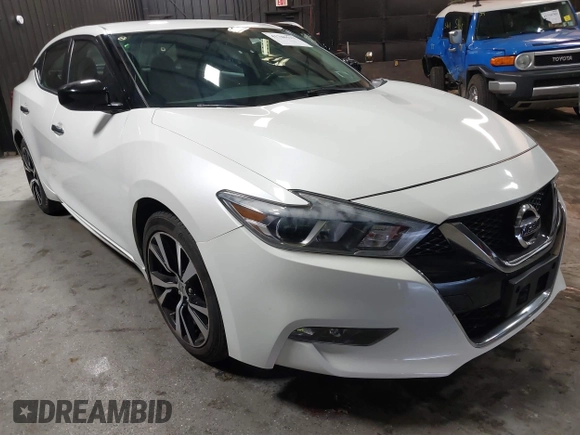2018 Nissan Maxima SV with VIN 1N4AA6AP7JC406251, listed as a IAAI auction lot 41786523 with 117,403 mi miles and . Bid and sale history available at DreamBid. Image 1.