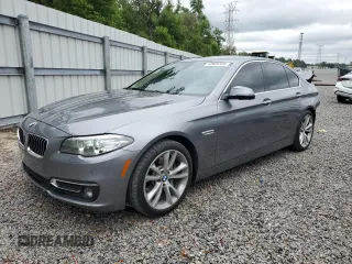 2016 BMW 5 Series 535i with VIN WBA5B1C51GG552828, listed as a Copart auction lot 52006305 with 41,331 mi miles and Salvage Title. Bid and sale history available at carsss.com. Image 1.
