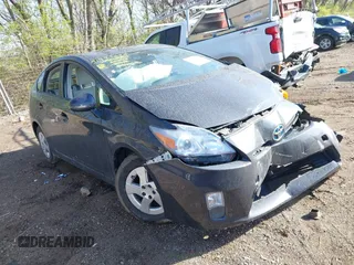 2011 Toyota Prius I with VIN JTDKN3DU4B1377629, listed as a IAAI auction lot 41994624 with 120,950 mi miles and . Bid and sale history available at DreamBid. Image 1.