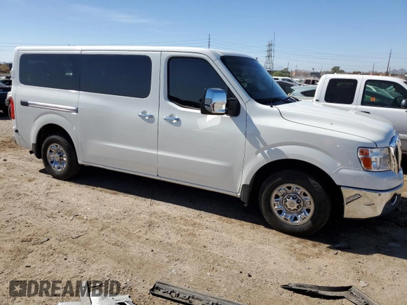 2017 Nissan NV SL z VIN 5BZAF0AA5HN852370, wystawiony jako Copart lot #78544714 z przebiegiem 71 215 mil mil oraz Szkoda całkowita • Salvage title. Historia ofert i sprzedaży dostępna na DreamBid. Obrazek 4.