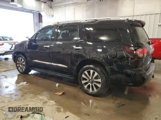 2019 Toyota Sequoia Limited with VIN 5TDJY5G19KS165621, listed as a Copart auction lot 43008635 with 30,806 mi miles and Non Repairable. Bid and sale history available at carsss.com. Image 2.