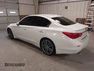 2016 Infiniti Q50 3.0t Premium with VIN JN1EV7APXGM303157, listed as a IAAI auction lot 41292630 with 108,876 mi miles. Bid and sale history available at carsss.com. Image 3.