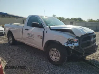 2021 Ram 1500 Tradesman with VIN 3C6JR6DG4MG614546, listed as a Copart auction lot 71808964 with 76,287 mi miles and Salvage title. Bid and sale history available at DreamBid. Image 4.