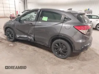 2022 Honda HR-V Sport with VIN 3CZRU6H13NM764581, listed as a IAAI auction lot 41206113 with 28,435 mi miles. Bid and sale history available at carsss.com. Image 3.