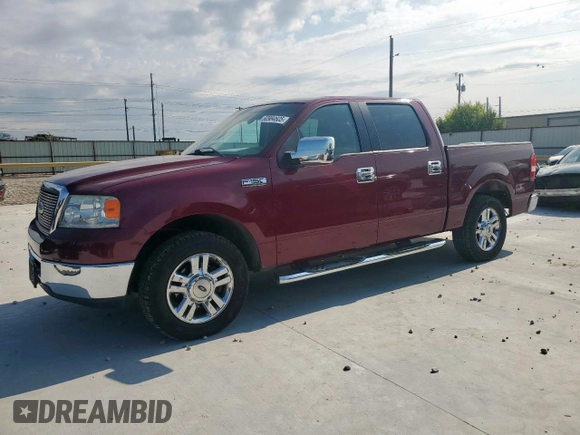 2006 Ford F-150 XLT with VIN 1FTRW12W46KC73789, listed as a Copart auction lot 60984605 with 126,185 mi miles and Salvage title. Bid and sale history available at DreamBid. Image 1.
