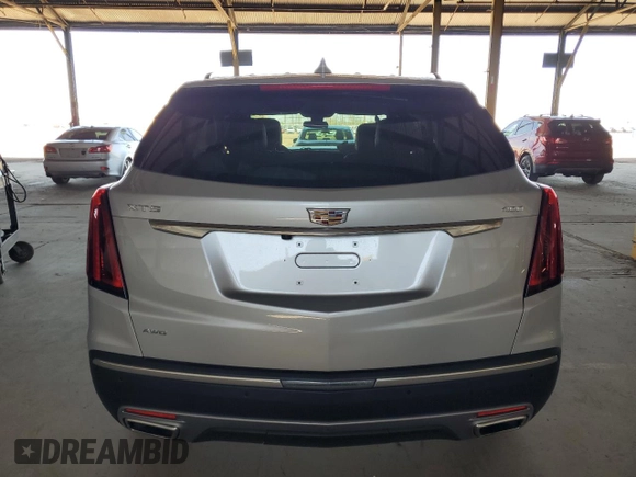 2020 Cadillac XT5 Premium Luxury AWD with VIN 1GYKNDRS4LZ124935, listed as a Copart auction lot 62177965 with 35,671 mi miles and Salvage title. Bid and sale history available at DreamBid. Image 6.