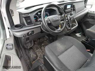 2021 Ford Transit Cargo Van with VIN 1FTBR1Y84MKA43992, listed as a Copart auction lot 54079785 with 66,124 mi miles and Salvage Title. Bid and sale history available at carsss.com. Image 8.
