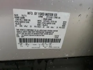2016 Ford Explorer z VIN 1FM5K7BH0GGB34189, wystawiony jako Copart lot #47561305 z przebiegiem 108 660 mil mil oraz Czysty tytuł • Clean title. Historia ofert i sprzedaży dostępna na DreamBid. Obrazek 13.