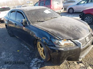 2015 Lexus GS 350 with VIN JTHBE1BL1FA004423, listed as a IAAI auction lot 41326921 with 122,312 mi miles. Bid and sale history available at carsss.com. Image 1.