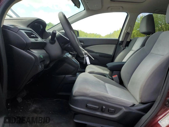 2016 Honda CR-V EX with VIN 2HKRM4H57GH604306, listed as a Copart auction lot 55986145 with 161,894 mi miles and Salvage Title. Bid and sale history available at DreamBid. Image 7.