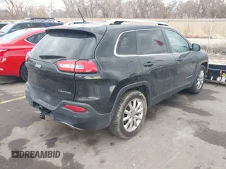 2014 Jeep Cherokee Limited with VIN 1C4PJLDS7EW283526, listed as a IAAI auction lot 41718517 with 129,868 mi miles. Bid and sale history available at carsss.com. Image 4.