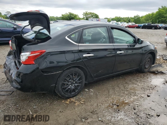 2017 Nissan Sentra S with VIN 3N1AB7AP5HY352479, listed as a Copart auction lot 58863705 with 103,983 mi miles and Salvage title. Bid and sale history available at DreamBid. Image 3.