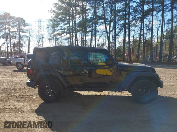 2022 Jeep Wrangler Unlimited Sport with VIN 1C4HJXDN6NW132859, listed as a IAAI auction lot 41362657 with 40,066 mi miles and . Bid and sale history available at DreamBid. Image 13.