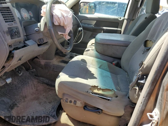 2007 Dodge Ram 2500 SLT with VIN 3D7KS28CX7G755360, listed as a Copart auction lot 66361254 with 0 mi miles and Salvage Title. Bid and sale history available at carsss.com. Image 7.