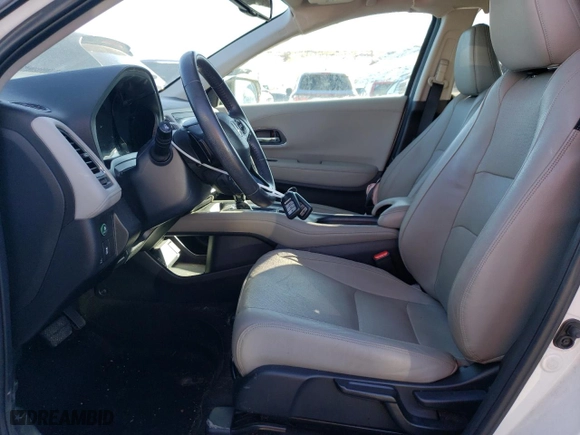 2022 Honda HR-V EX-L with VIN 3CZRU6H7XNM701160, listed as a Copart auction lot 42399715 with 36,819 mi miles and Salvage Title. Bid and sale history available at carsss.com. Image 7.