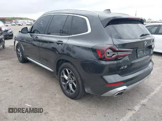 2023 BMW X3 sDrive30i with VIN 5UX43DP09P9R23362, listed as a IAAI auction lot 41709641 with 30,696 mi miles and . Bid and sale history available at DreamBid. Image 3.