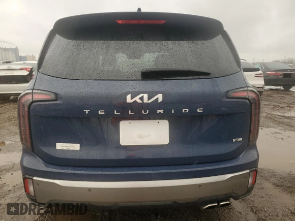 2023 Kia Telluride EX X-Line with VIN 5XYP3DGC7PG404463, listed as a Copart auction lot 49808315 with 24,306 mi miles and Salvage title. Bid and sale history available at DreamBid. Image 6.