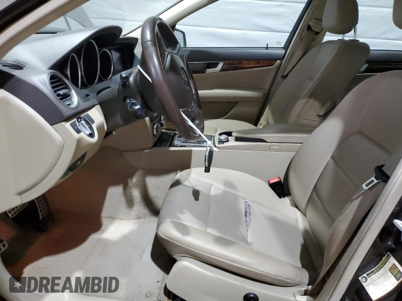 2012 Mercedes-Benz C 300 Sport with VIN WDDGF8BB3CR230244, listed as a Copart auction lot 47046855 with 112,648 mi miles and Salvage Title. Bid and sale history available at DreamBid. Image 7.