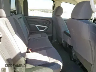 2024 Nissan Titan SV with VIN 1N6AA1ECXRN112621, listed as a Copart auction lot 47755875 with 9,298 mi miles and Salvage title. Bid and sale history available at DreamBid. Image 10.