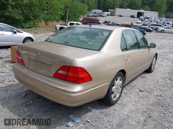 2003 Lexus LS 430 with VIN JTHBN30F130112857, listed as a IAAI auction lot 42180049 with 234,306 mi miles and . Bid and sale history available at DreamBid. Image 4.