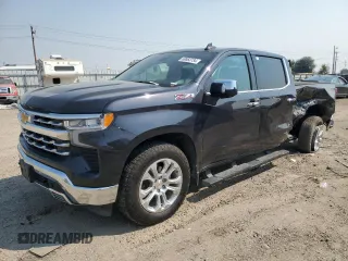 2023 Chevrolet Silverado 1500 LTZ with VIN 1GCUDGED4PZ295216, listed as a Copart auction lot 69863734 with 16,468 mi miles and Salvage Title. Bid and sale history available at carsss.com. Image 1.