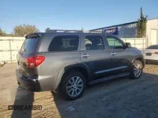 2008 Toyota Sequoia Platinum with VIN 5TDBY67A28S015501, listed as a Copart auction lot 50606515 with 0 mi miles and Clean Title. Bid and sale history available at carsss.com. Image 3.