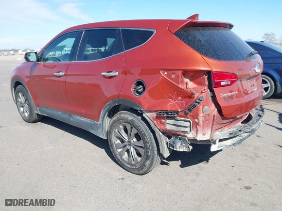 2016 Hyundai Santa Fe Sport with VIN 5XYZTDLB2GG317446, listed as a IAAI auction lot 41818630 with 172,222 mi miles. Bid and sale history available at carsss.com. Image 3.