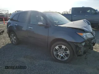 2007 Acura MDX with VIN 2HNYD28287H529740, listed as a Copart auction lot 48545555 with 177,115 mi miles and Salvage Title. Bid and sale history available at carsss.com. Image 4.