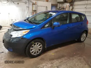 2014 Nissan Note S Plus with VIN 3N1CE2CP5EL433961, listed as a Copart auction lot 48376894 with 95,143 mi miles and Salvage Title. Bid and sale history available at DreamBid. Image 1.