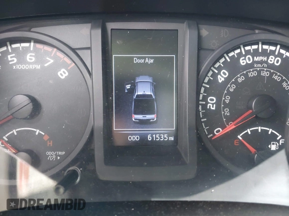 2018 Toyota Tacoma SR with VIN 3TMCZ5AN2JM127244, listed as a IAAI auction lot 41698199 with 61,535 mi miles and . Bid and sale history available at DreamBid. Image 7.