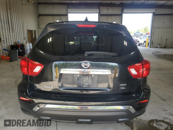 2020 Nissan Pathfinder SL with VIN 5N1DR2CM4LC597508, listed as a Copart auction lot 61955365 with 132,822 mi miles and Salvage title. Bid and sale history available at DreamBid. Image 6.