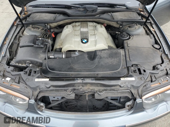 2003 BMW 7 Series 745Li with VIN WBAGN63403DR13949, listed as a Copart auction lot 81795894 with 109,828 mi miles and Salvage Title. Bid and sale history available at DreamBid. Image 11.