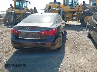 2014 Infiniti Q50 Hybrid Premium with VIN JN1AV7AP7EM691329, listed as a IAAI auction lot 41858913 with 144,688 mi miles and . Bid and sale history available at DreamBid. Image 16.